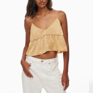 Aritzia Satin Tank Top